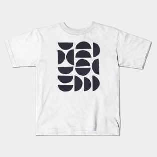 Black & White Cut-Outs Kids T-Shirt